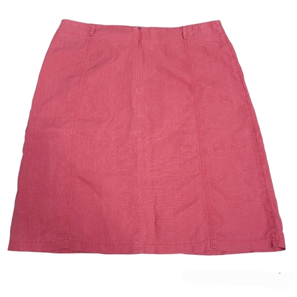 Atelier Gardeur pink linen skirt size 10 - Picture 3 of 13